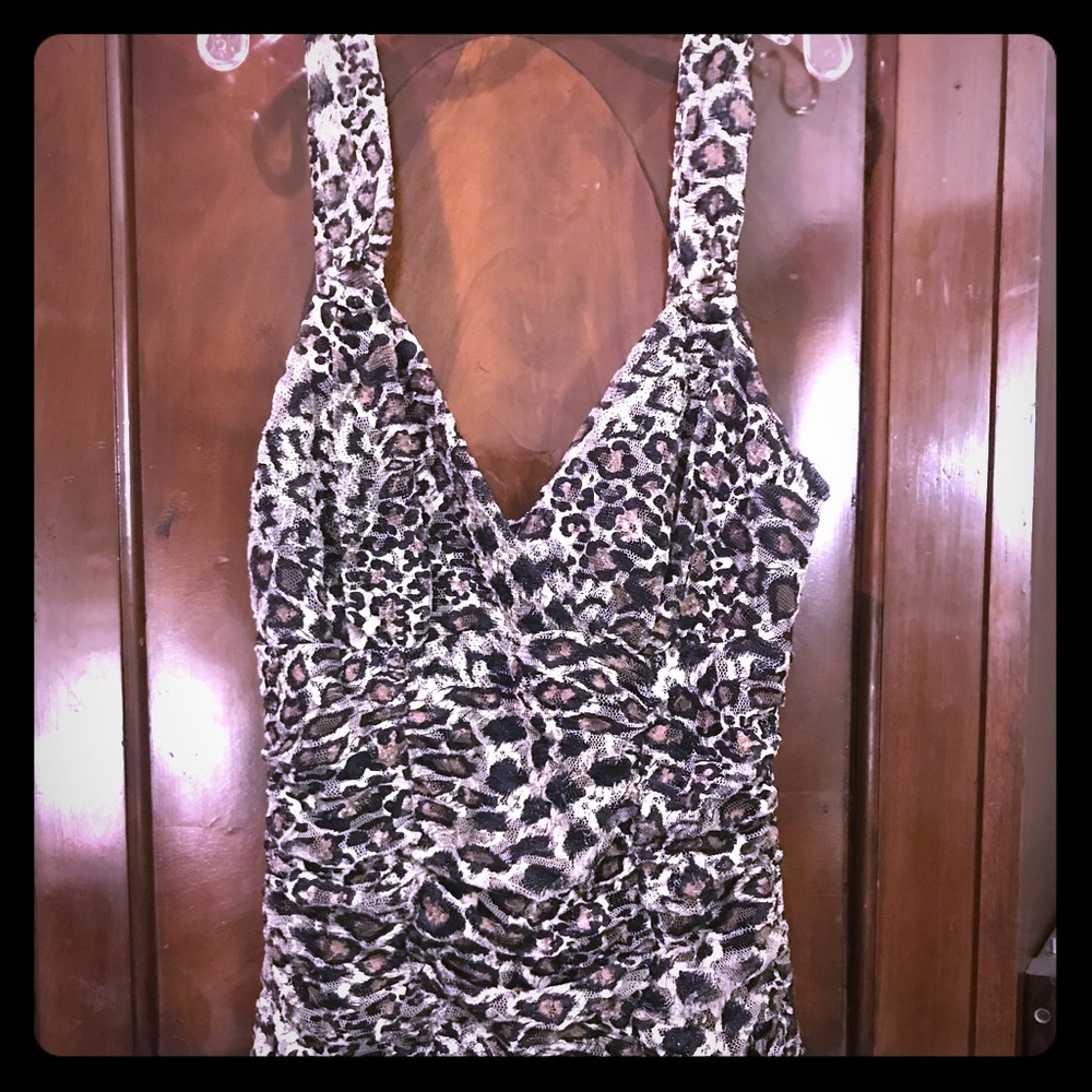 Leopard print top by, Express. XS